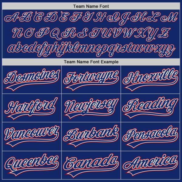 Custom Royal White-Red Authentic Baseball Jersey