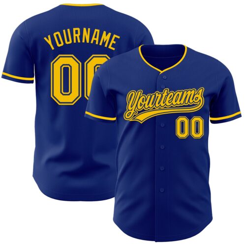 Royal0879_7aea0b4a-9d0f-4b82-ac19-2f97e7be7cf3 Custom Royal Yellow Authentic Baseball Jersey