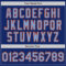 Custom Royal Powder Blue-Orange Authentic Baseball Jersey