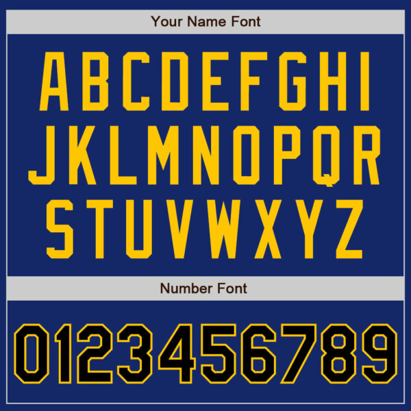Custom Royal Black-Yellow Authentic Baseball Jersey