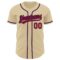 Custom Sand Red-Royal Authentic Baseball Jersey