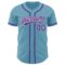 Custom Shadow Blue Purple-White Authentic Baseball Jersey