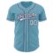 Custom Shadow Blue White-Navy Authentic Baseball Jersey