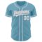 Custom Shadow Blue White-Gray Authentic Baseball Jersey