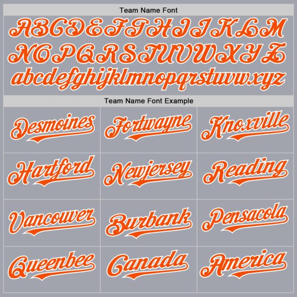 Custom Gray White Pinstripe Orange Authentic Sleeveless Baseball Jersey