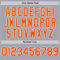 Custom Gray White Pinstripe Orange Authentic Sleeveless Baseball Jersey
