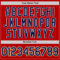 Custom Red Navy-Old Gold Authentic Sleeveless Baseball Jersey