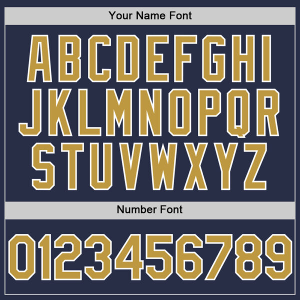 Custom Navy Old Gold-White Authentic Sleeveless Baseball Jersey
