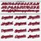 Custom White Red-Navy Authentic Sleeveless Baseball Jersey