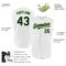 Custom White Navy-Neon Green Authentic Sleeveless Baseball Jersey