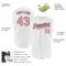 Custom White Medium Pink-Black Authentic Sleeveless Baseball Jersey