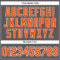 Custom Steel Gray Orange-White Authentic Baseball Jersey