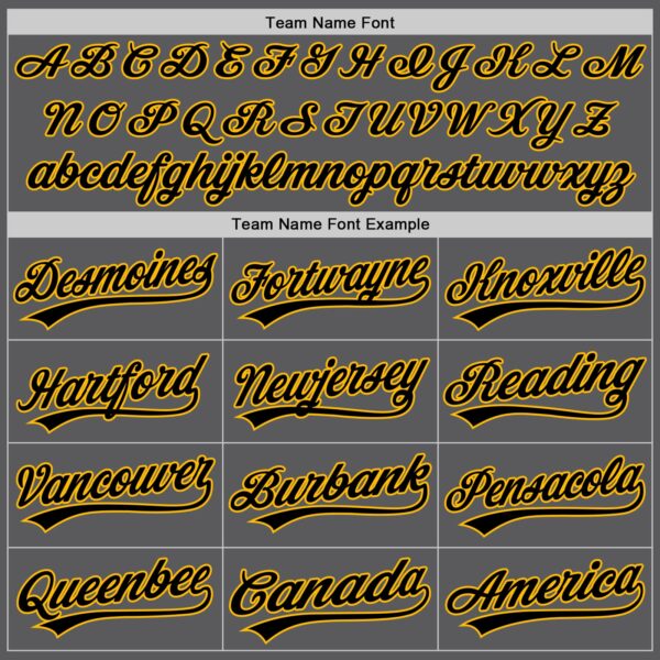 Custom Steel Gray Black-Gold Authentic Baseball Jersey