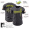 Custom Steel Gray Neon Yellow Authentic Baseball Jersey