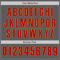 Custom Steel Gray Red-Old Gold Authentic Baseball Jersey