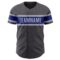 Custom Steel Gray Royal-Gray Authentic Baseball Jersey