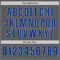 Custom Steel Gray Royal-Gray Authentic Baseball Jersey