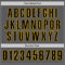 Custom Steel Gray Black-Gold Authentic Baseball Jersey
