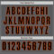 Custom Steel Gray Black-Orange Authentic Baseball Jersey