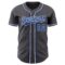 Custom Steel Gray Royal-White Authentic Baseball Jersey