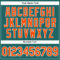 Custom Teal White Pinstripe Orange Authentic Baseball Jersey