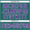 Custom Teal White Pinstripe Purple Authentic Baseball Jersey
