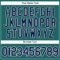 Custom Teal White Pinstripe Navy Authentic Baseball Jersey