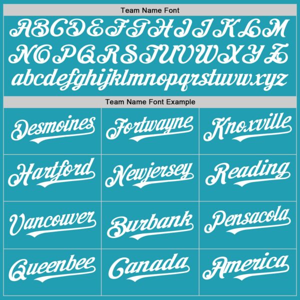 Custom Teal White Mesh Authentic Throwback Baseball Jersey