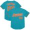 Custom Teal Orange-White Mesh Authentic Throwback Baseball Jersey