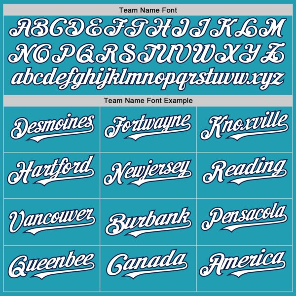 Custom Teal White-Navy Mesh Authentic Throwback Baseball Jersey