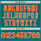 Custom Teal Orange-White Authentic Baseball Jersey