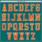 Custom Teal Orange-White Authentic Baseball Jersey