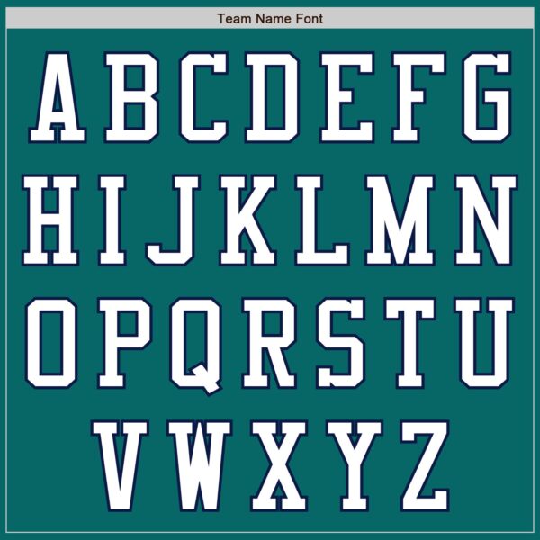 Custom Teal White-Navy Authentic Baseball Jersey