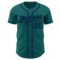 Custom Teal Navy Authentic Baseball Jersey