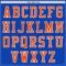 Custom Thunder Blue Orange-White Authentic Baseball Jersey