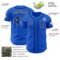Custom Thunder Blue Navy-White Authentic Baseball Jersey