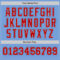 Custom Light Blue Red-Royal Authentic Two Tone Baseball Jersey