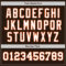 Custom Brown White-Orange Authentic Two Tone Baseball Jersey