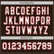Custom Brown White-Red Authentic Two Tone Baseball Jersey
