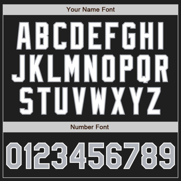 Custom Black Gray-White Authentic Two Tone Baseball Jersey