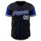 Custom Black Royal-White Authentic Two Tone Baseball Jersey