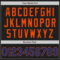 Custom Black Royal-Orange Authentic Two Tone Baseball Jersey