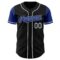 Custom Black Royal-Gray Authentic Two Tone Baseball Jersey