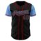 Custom Black Light Blue-Red Authentic Two Tone Baseball Jersey