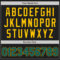 Custom Black Teal-Yellow Authentic Two Tone Baseball Jersey