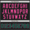 Custom Black Kelly Green-Pink Authentic Two Tone Baseball Jersey
