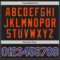 Custom Black Royal-Orange Authentic Two Tone Baseball Jersey
