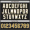 Custom Black Old Gold-White Authentic Two Tone Baseball Jersey