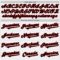 Custom White Black-Red Authentic Two Tone Baseball Jersey