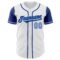 Custom White Royal-Light Blue Authentic Two Tone Baseball Jersey